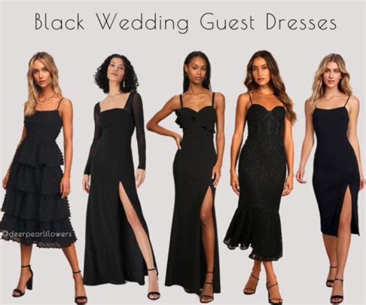 Is it OK to wear black to a wedding?