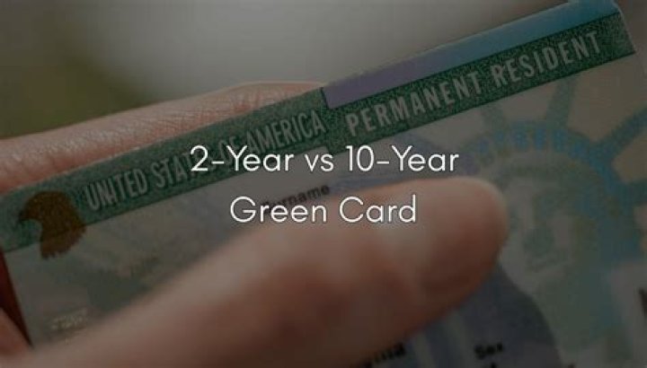 What is the difference between 2 years and 10 years green card?